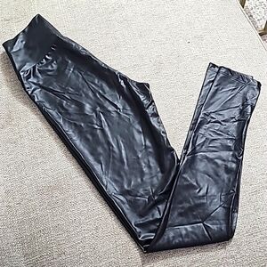 La Scala leggings black wet look small‎